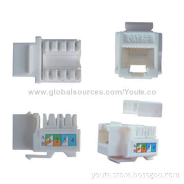 Cat5 90Degree without Shield Keystone Jack
